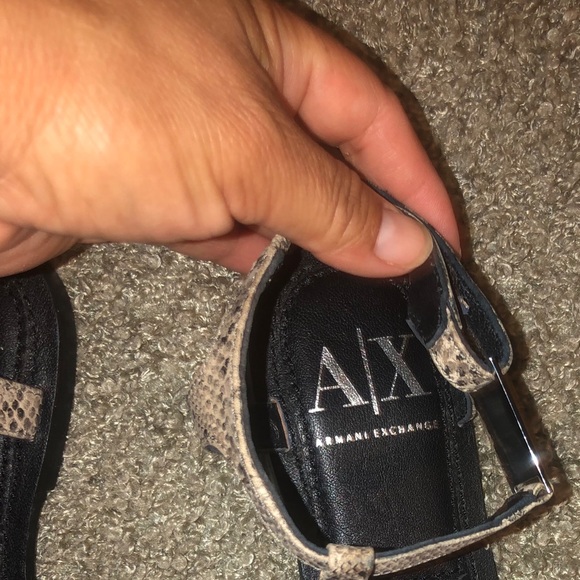 Armani exchange leather sandals - Picture 4 of 6